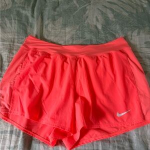 Nike running shorts with built in shorts